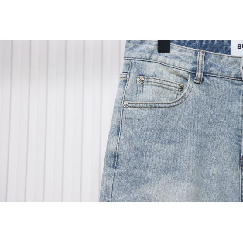 Burberry Label Pocket Patch Denim Pants