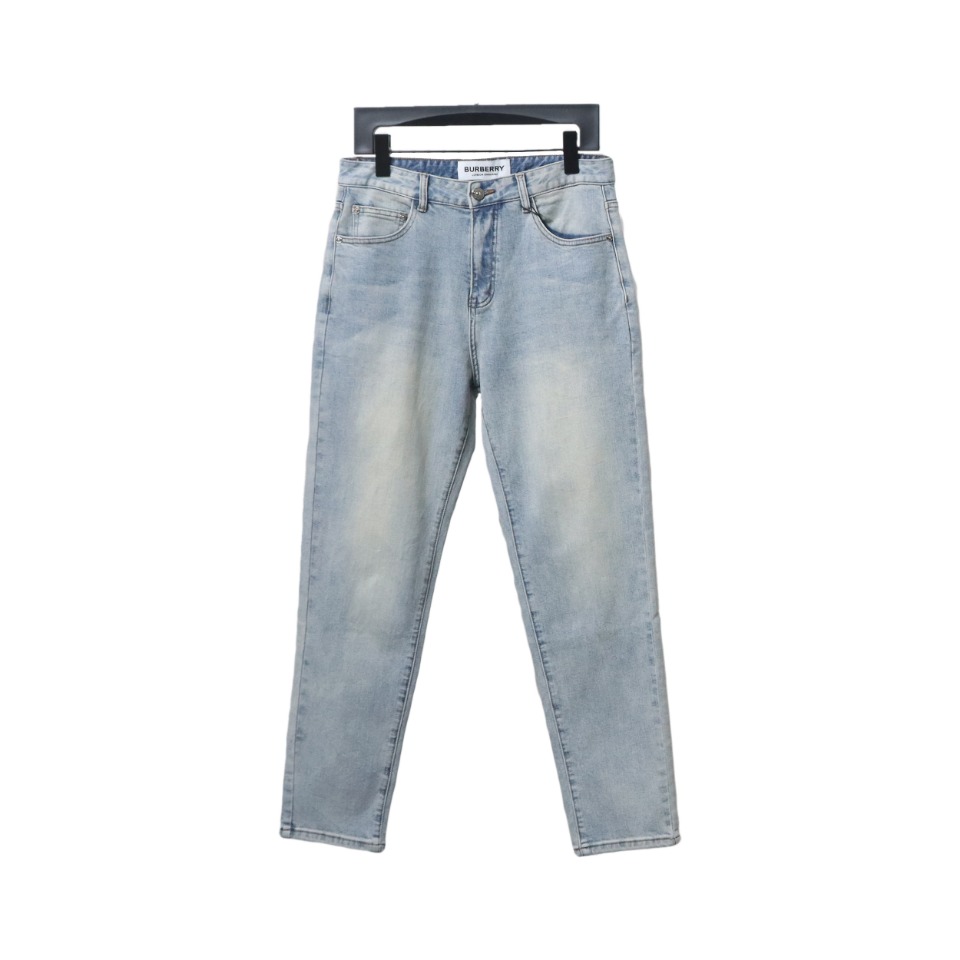 Burberry Label Pocket Patch Denim Pants