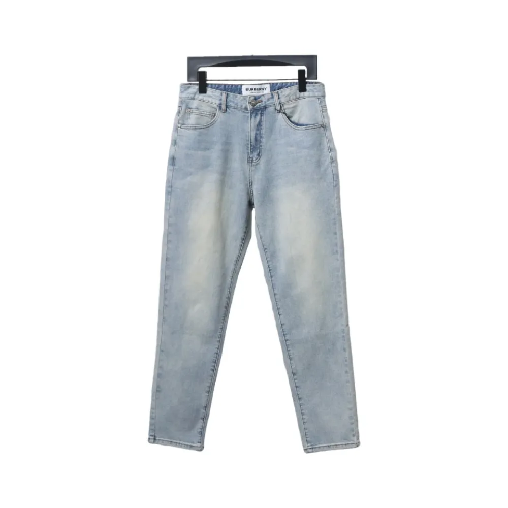 Burberry Label Pocket Patch Denim Pants