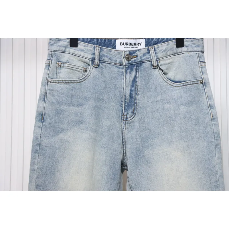 Burberry Label Pocket Patch Denim Pants