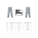 Burberry Label Pocket Patch Denim Pants