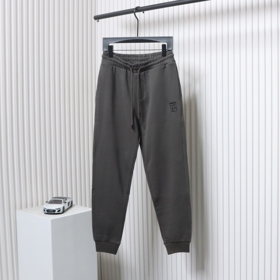 Burberry Sticky Note Cuff Trousers Grey