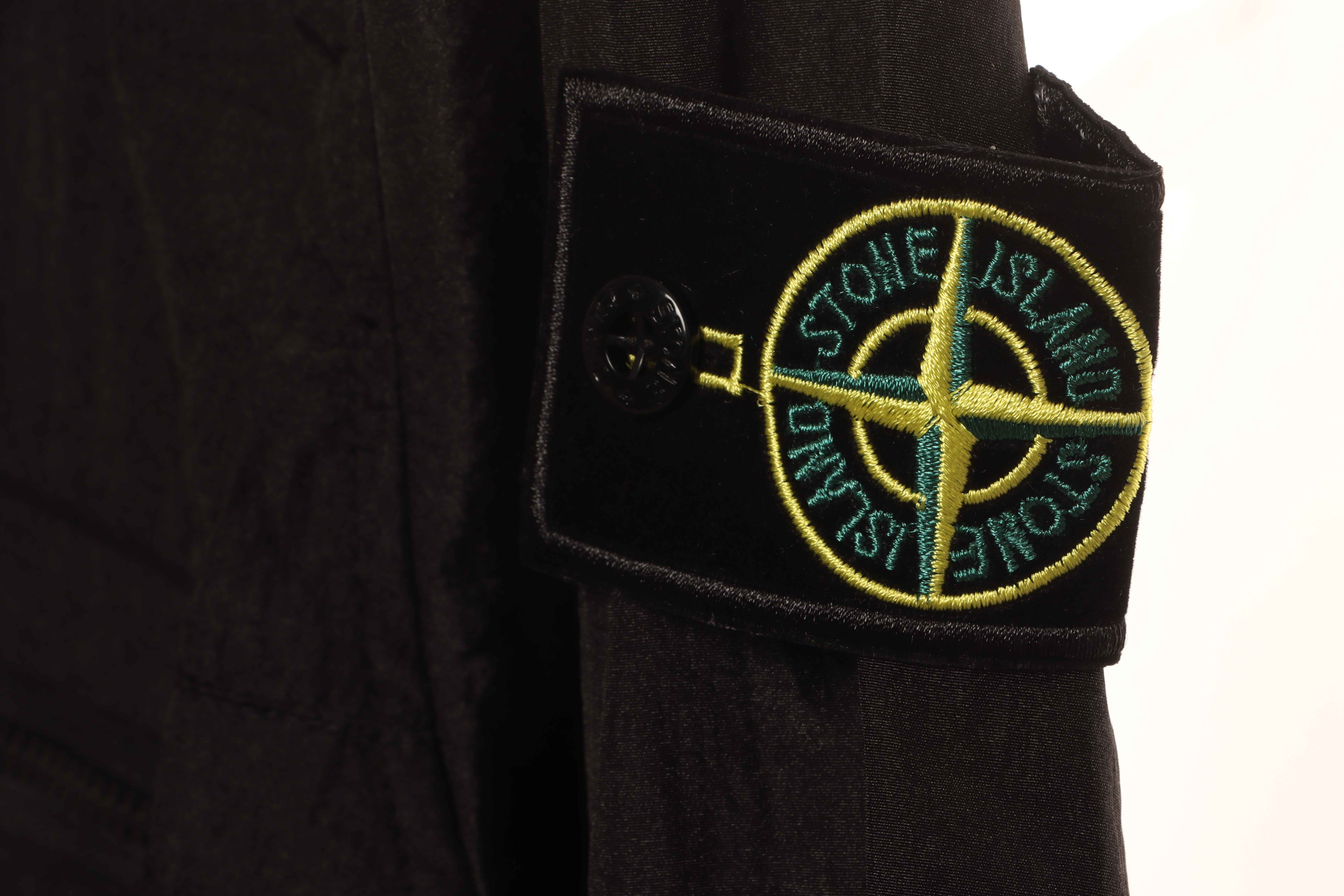 Stone Island Metallic Nylon Zip-Up Jacket
