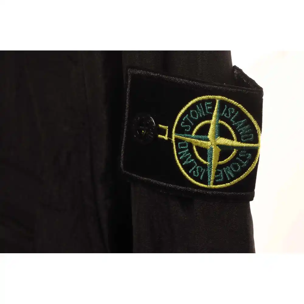 Stone Island Metallic Nylon Zip-Up Jacket