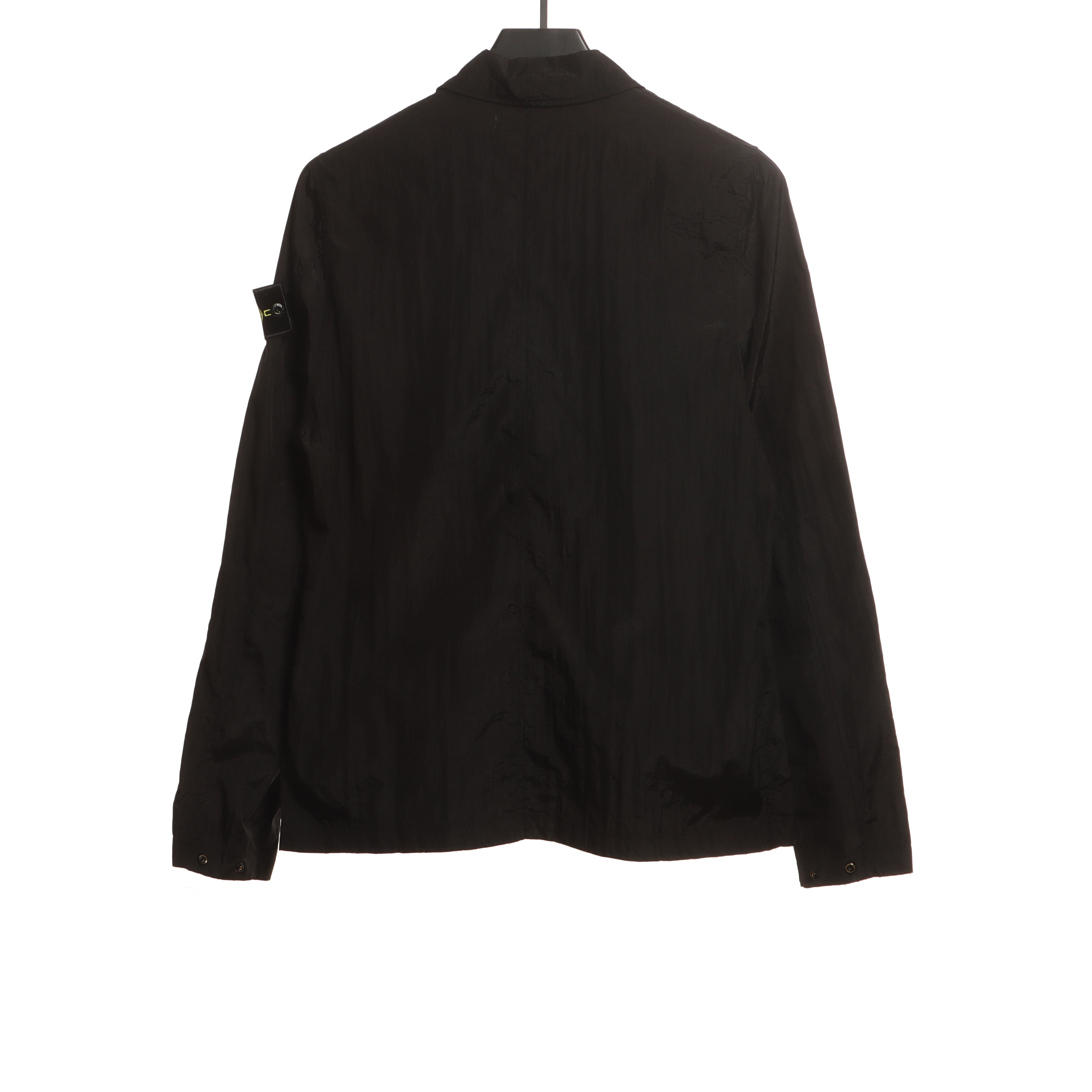 Stone Island Metallic Nylon Zip-Up Jacket