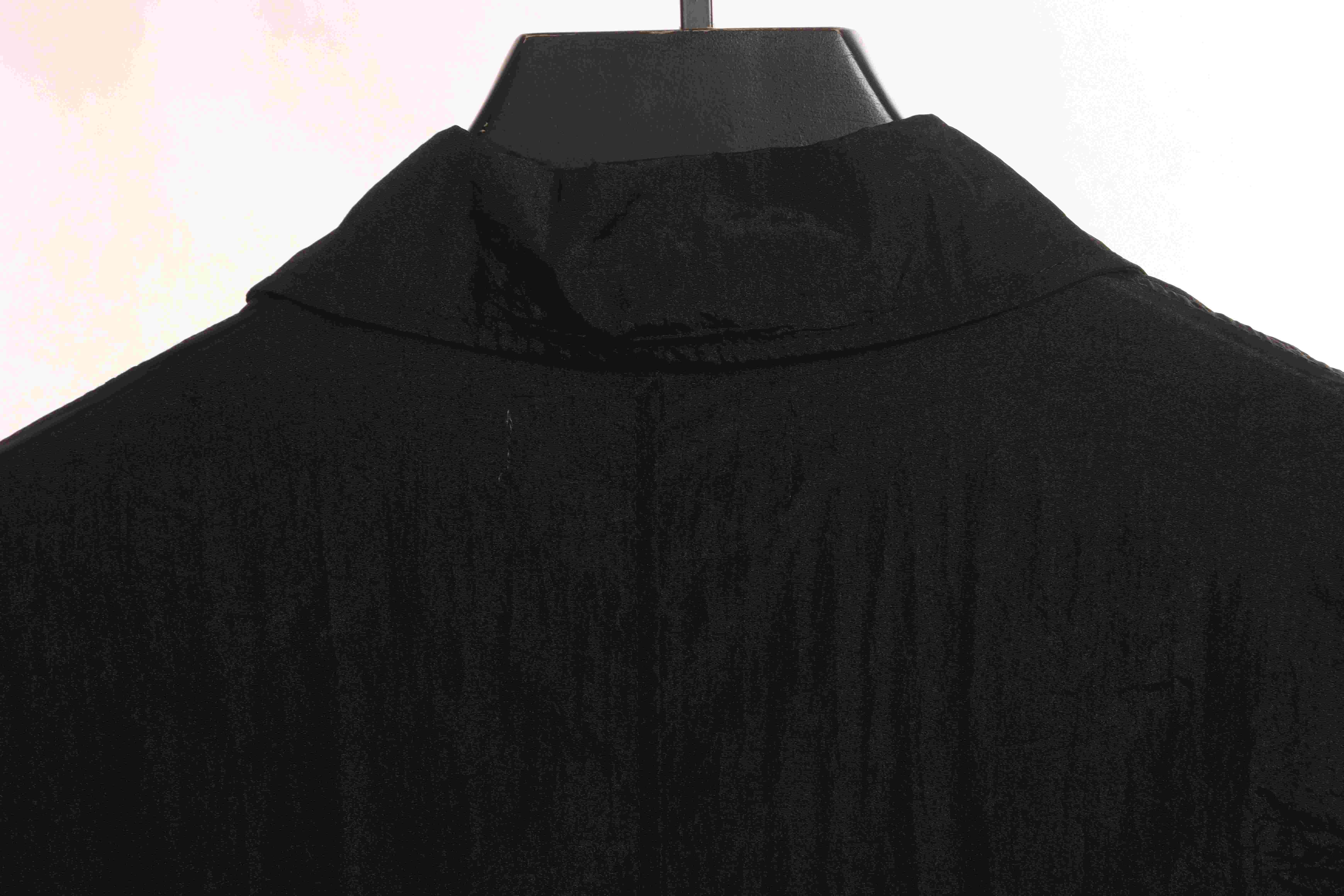 Stone Island Metallic Nylon Zip-Up Jacket