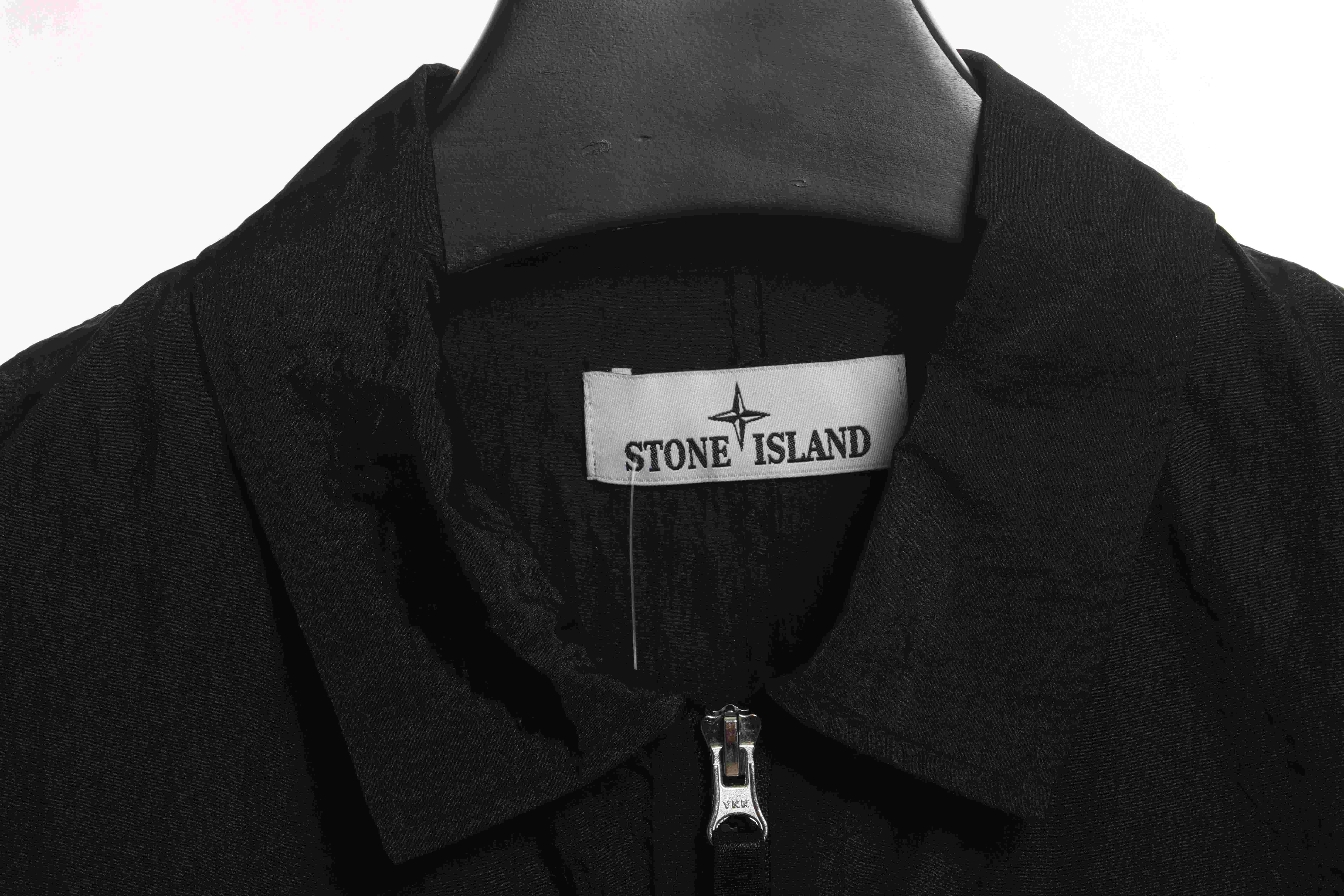 Stone Island Metallic Nylon Zip-Up Jacket