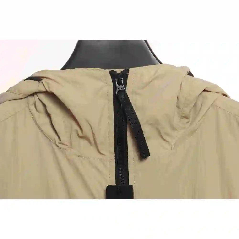 Stone Island Solid Color Casual Jacket Beige