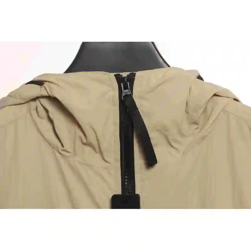 Stone Island Solid Color Casual Jacket Beige