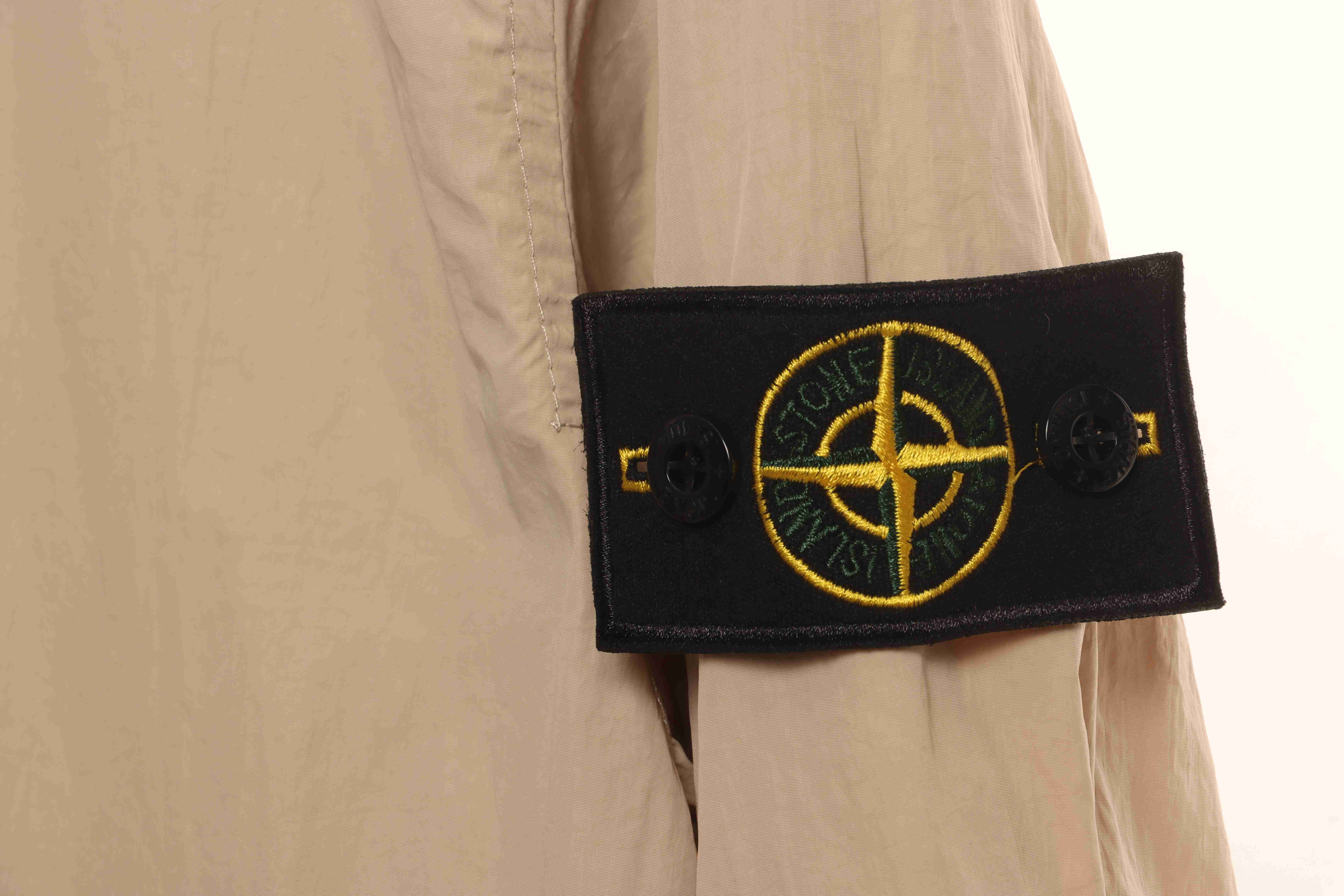 Stone Island Solid Color Casual Jacket Beige