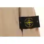 Stone Island Solid Color Casual Jacket Beige