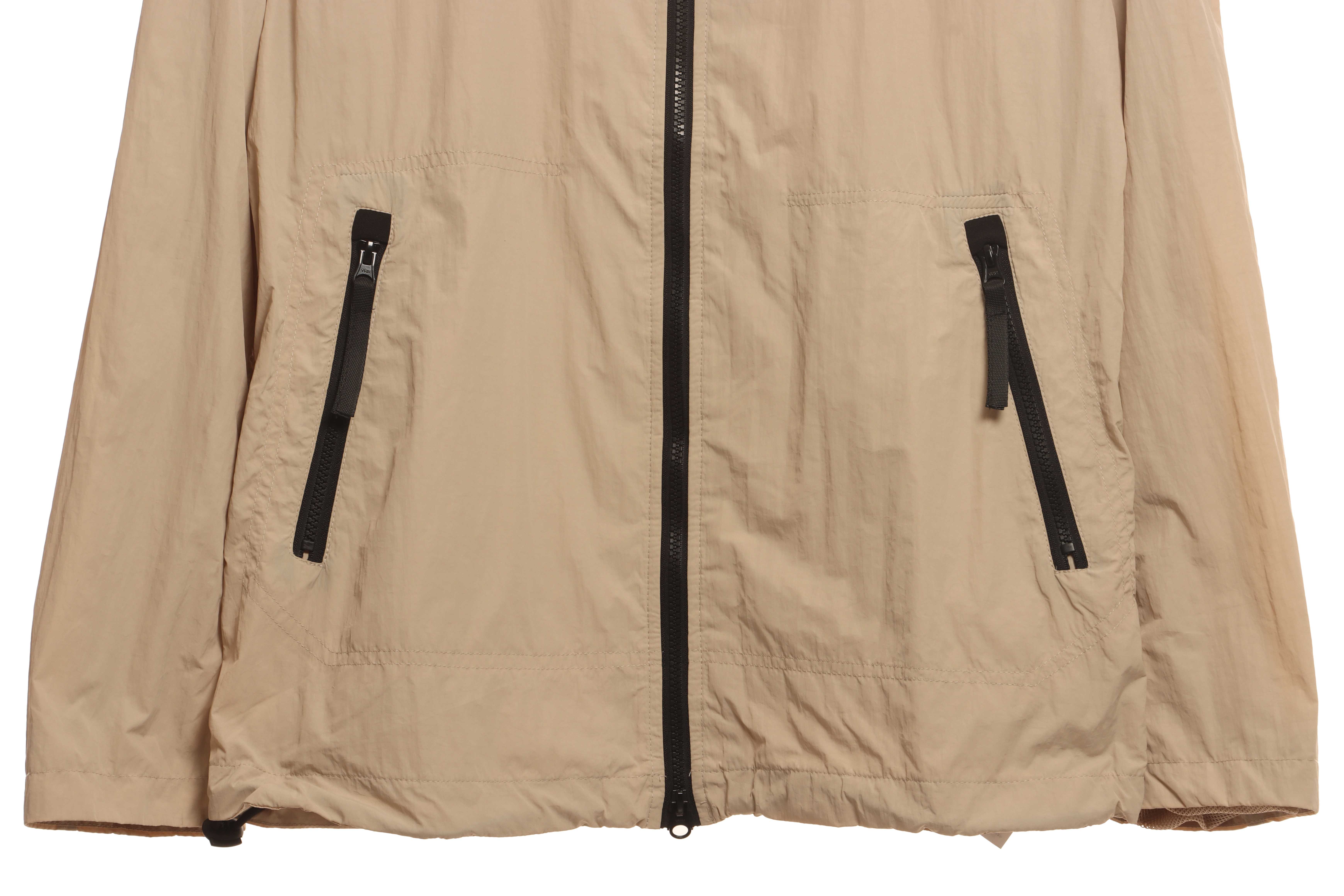 Stone Island Solid Color Casual Jacket Beige