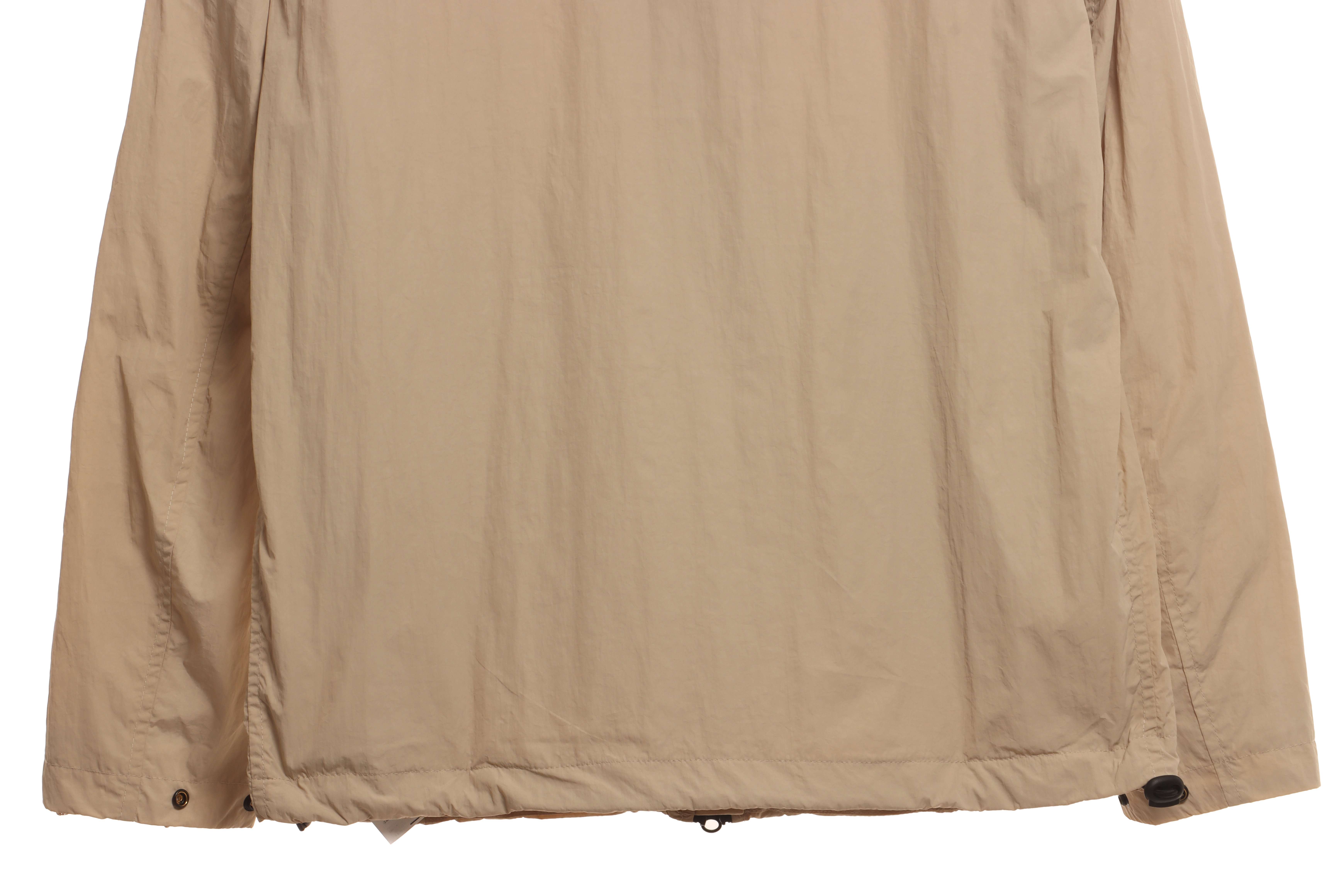 Stone Island Solid Color Casual Jacket Beige