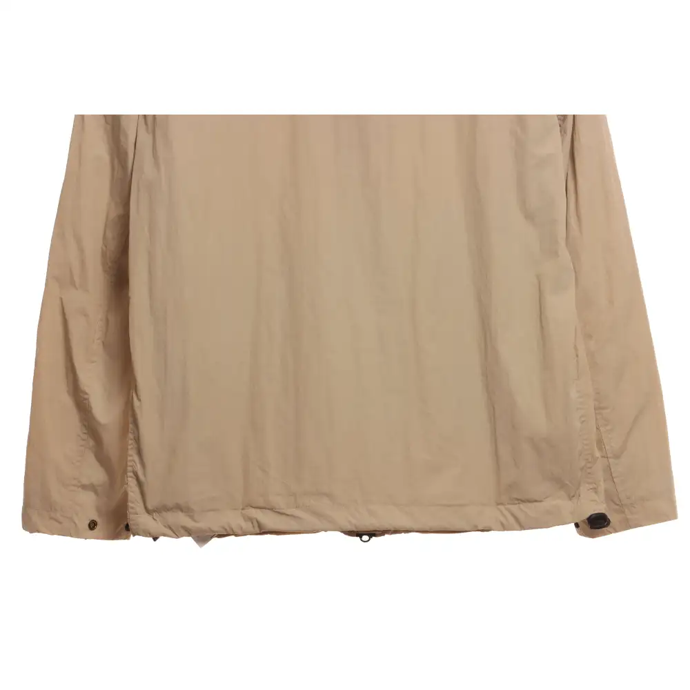 Stone Island Solid Color Casual Jacket Beige