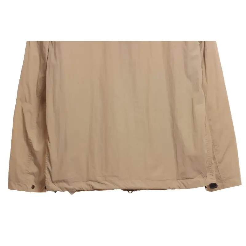 Stone Island Solid Color Casual Jacket Beige