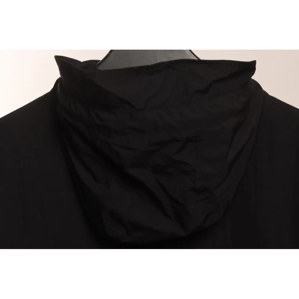 Stone Island Solid Color Casual Jacket Black