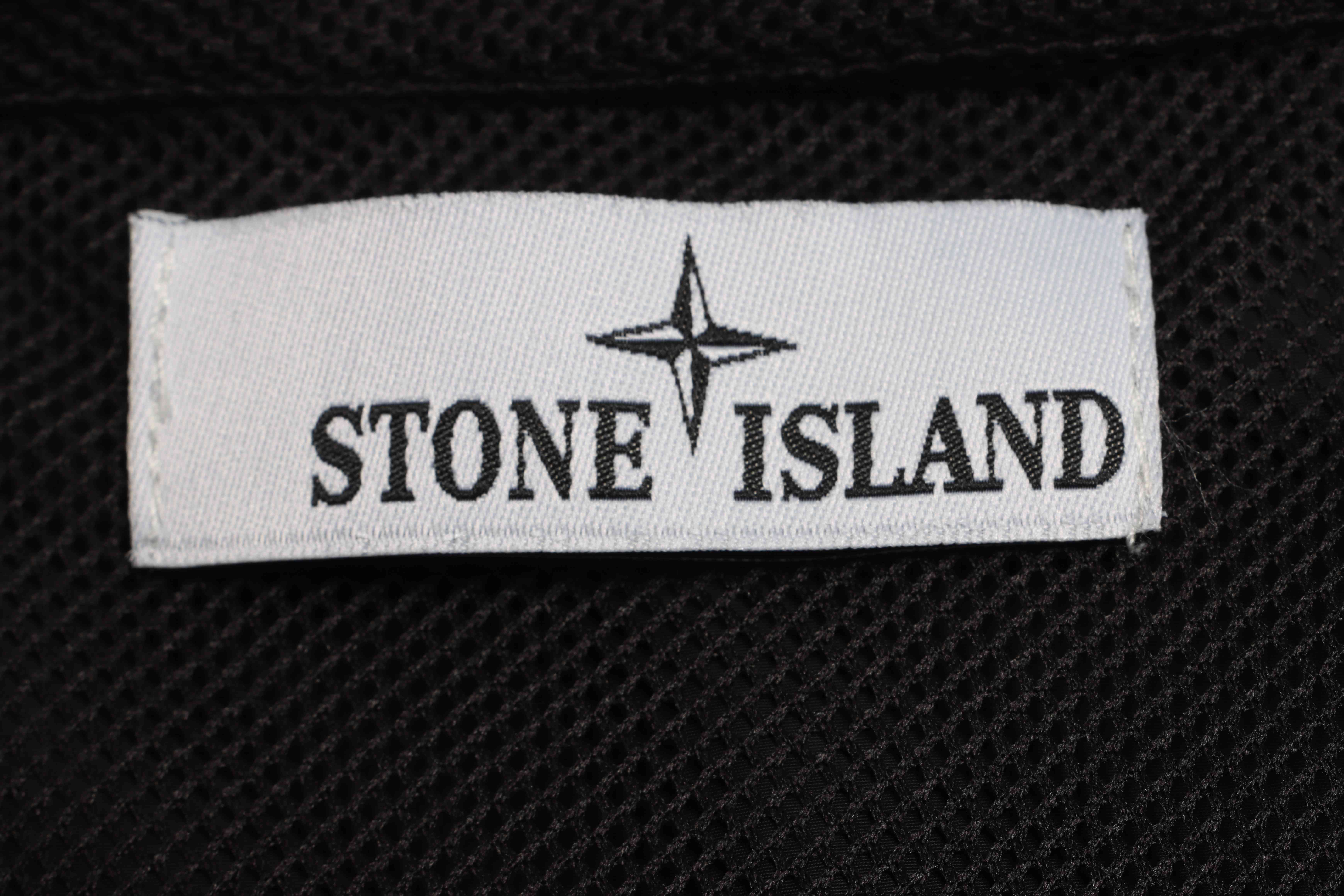 Stone Island Solid Color Casual Jacket Black