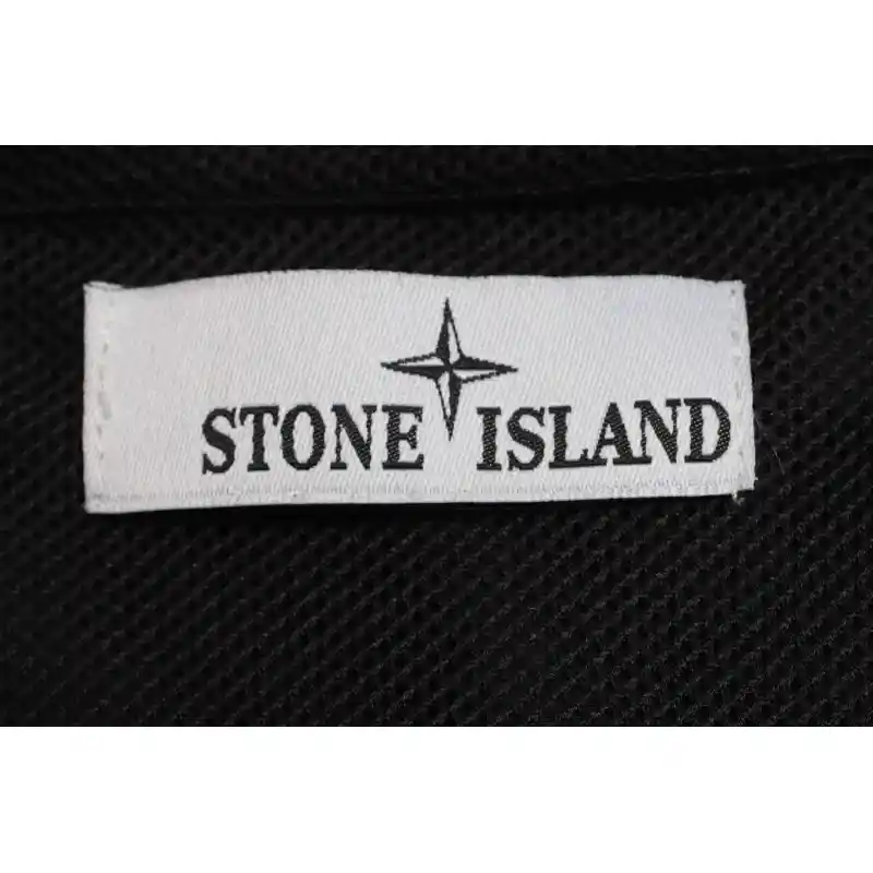 Stone Island Solid Color Casual Jacket Black