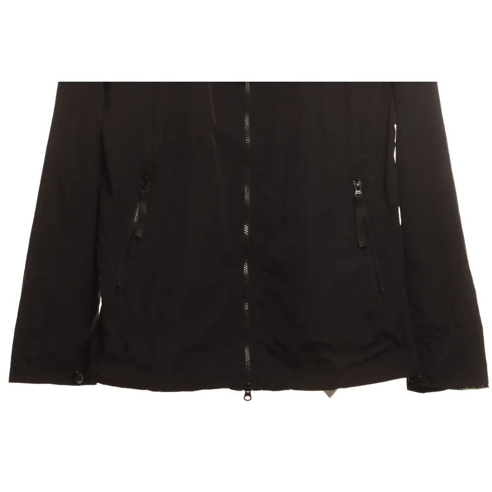 Stone Island Solid Color Casual Jacket Black