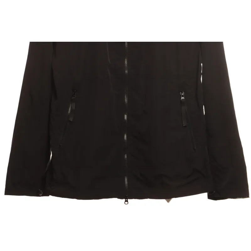 Stone Island Solid Color Casual Jacket Black