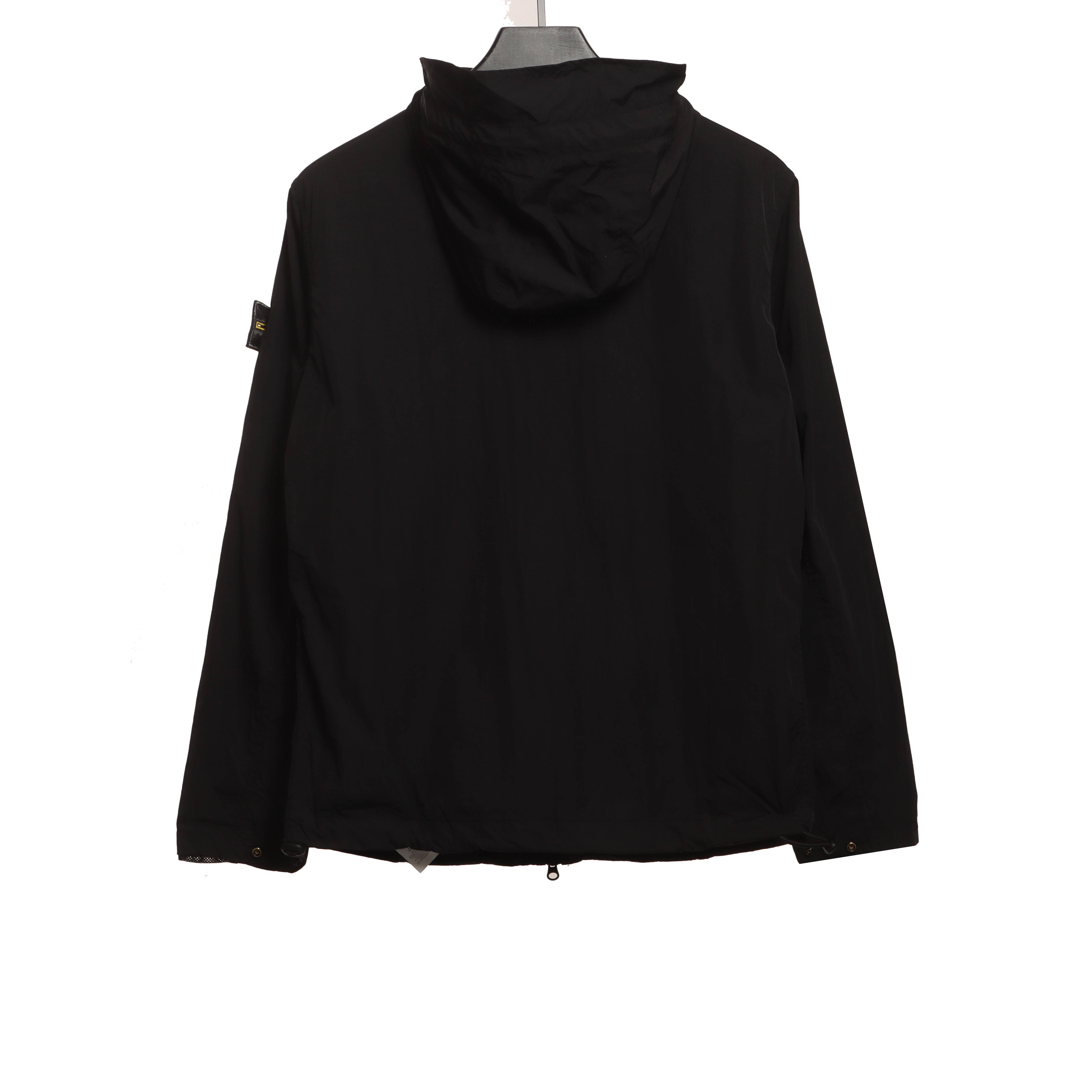 Stone Island Solid Color Casual Jacket Black