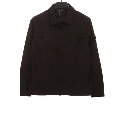 Stone Island Solid Softshell Shirt Jacket 01