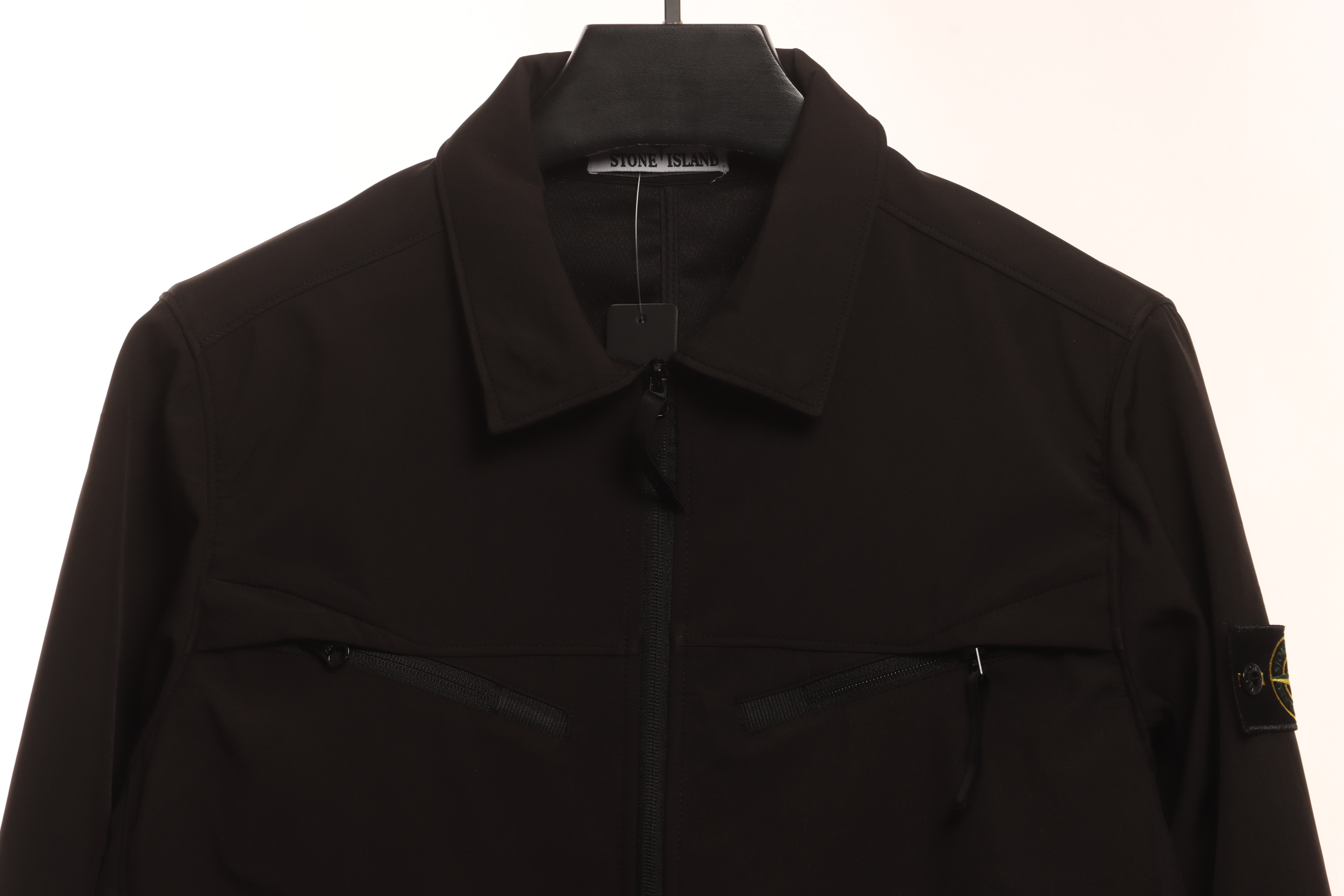 Stone Island Solid Softshell Shirt Jacket
