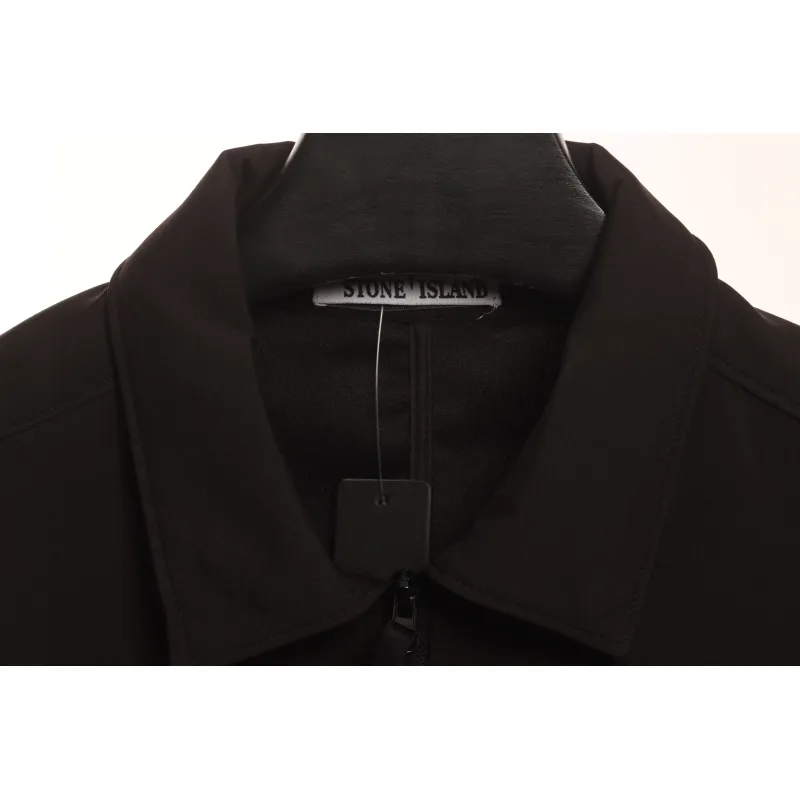 Stone Island Solid Softshell Shirt Jacket