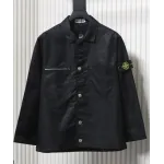 Stone Island Zipper Pocket Sleeve Badge Shirt Jacket