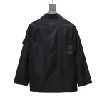 Stone Island Zipper Pocket Sleeve Badge Shirt Jacket
