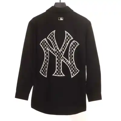MLB Back Pattern Large Logo Shirt 02
