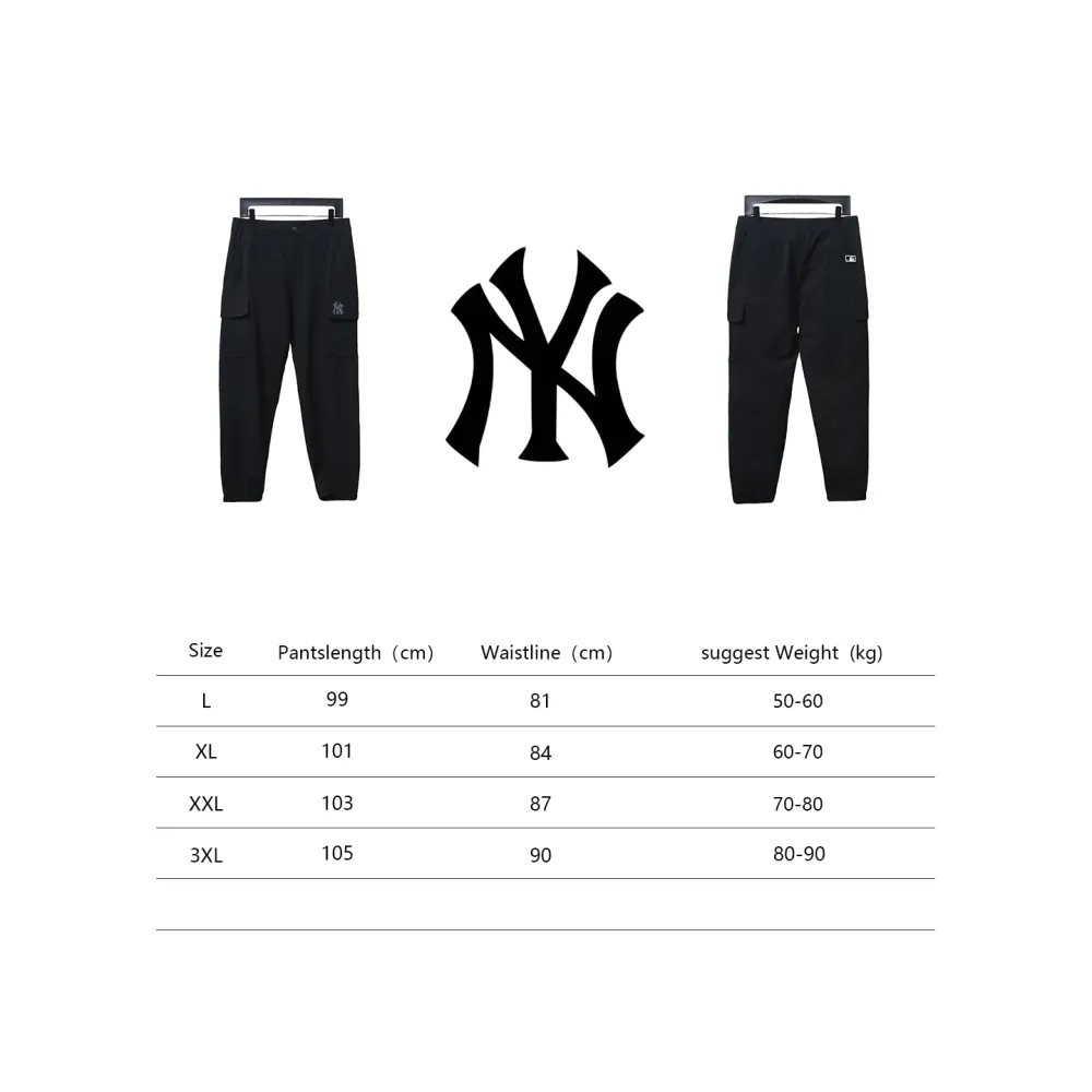 MLB Cargo Casual Pants Black