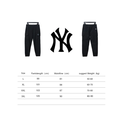 MLB Cargo Casual Pants Black 02