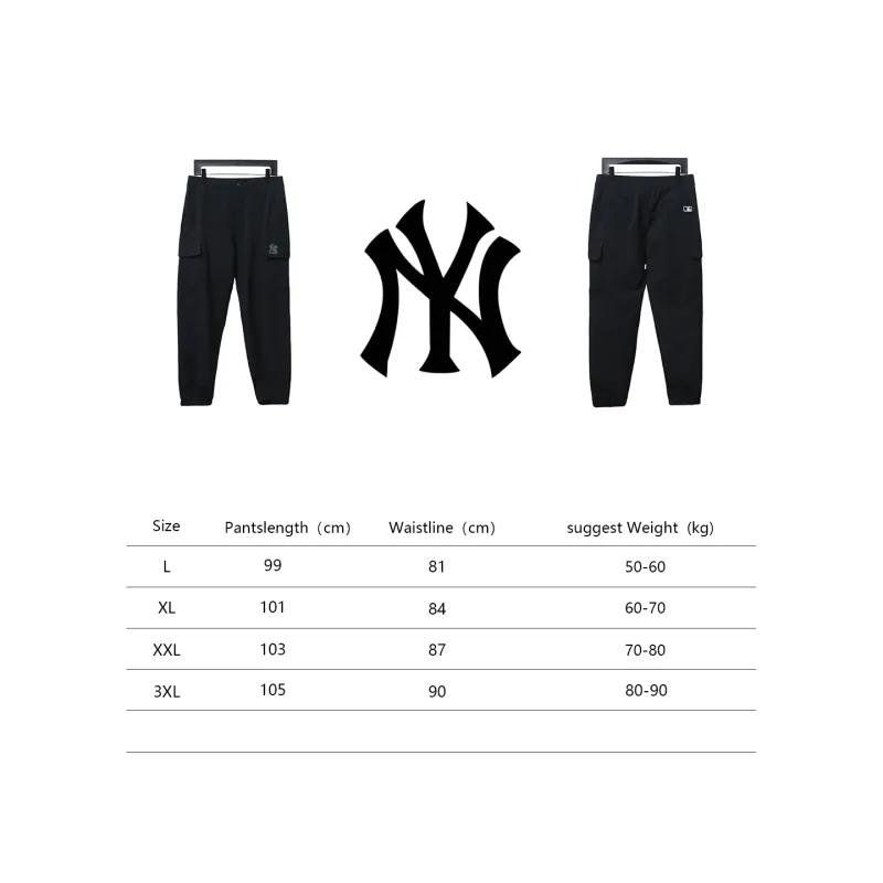 MLB Cargo Casual Pants Black