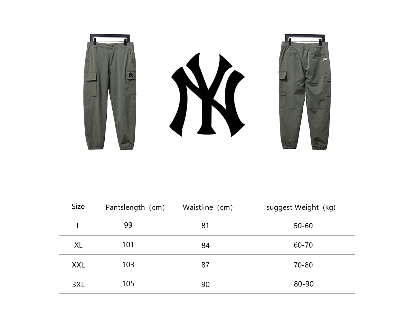 MLB Cargo Casual Pants Green