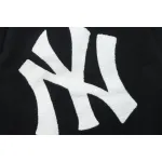 MLB Classic Embroidered LOGO Lambswool Jacket Black