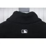 MLB Classic Embroidered LOGO Lambswool Jacket Black