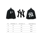MLB Classic Embroidered LOGO Lambswool Jacket Black