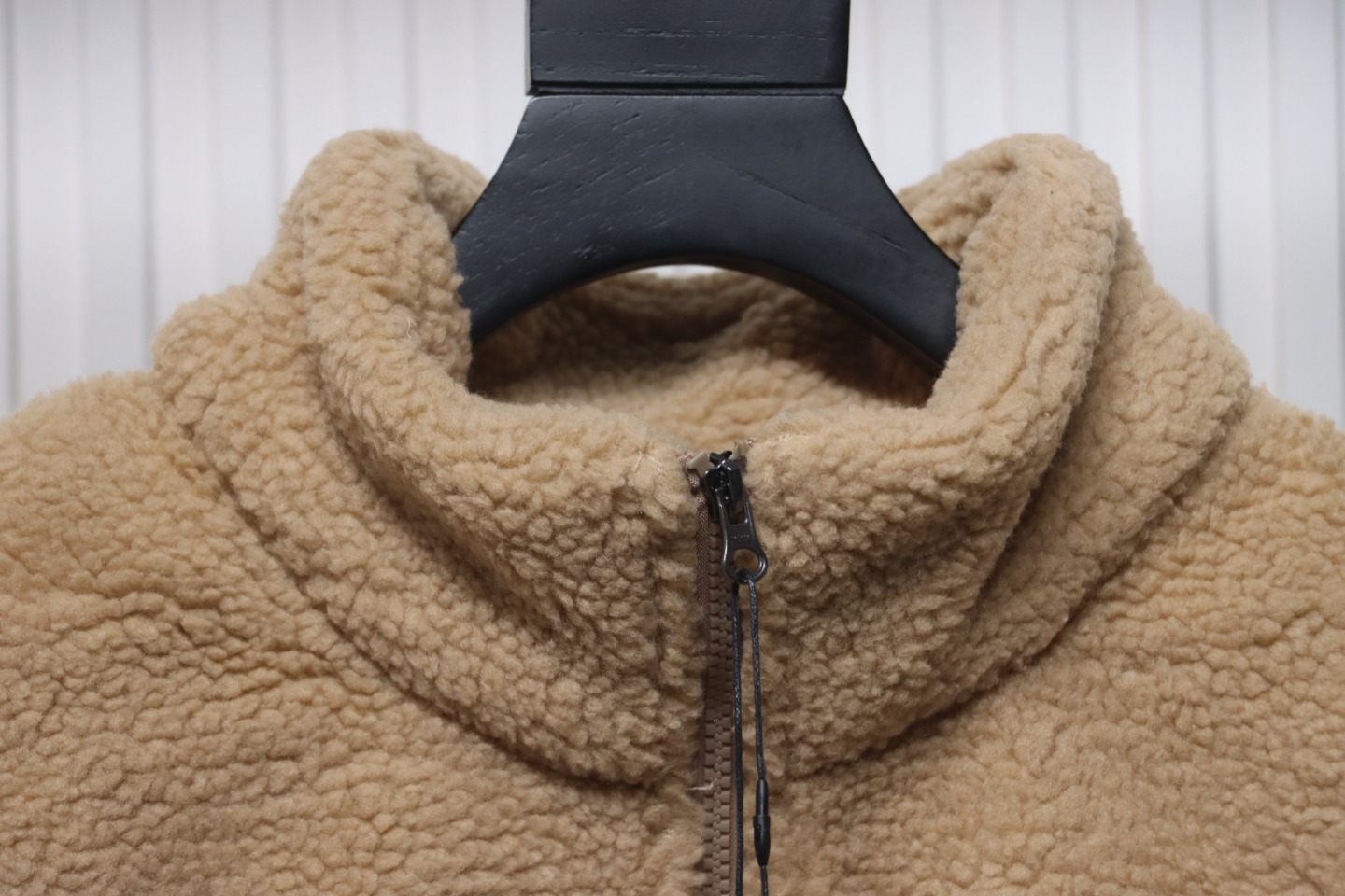 MLB Classic Embroidered LOGO Lambswool Jacket Brown