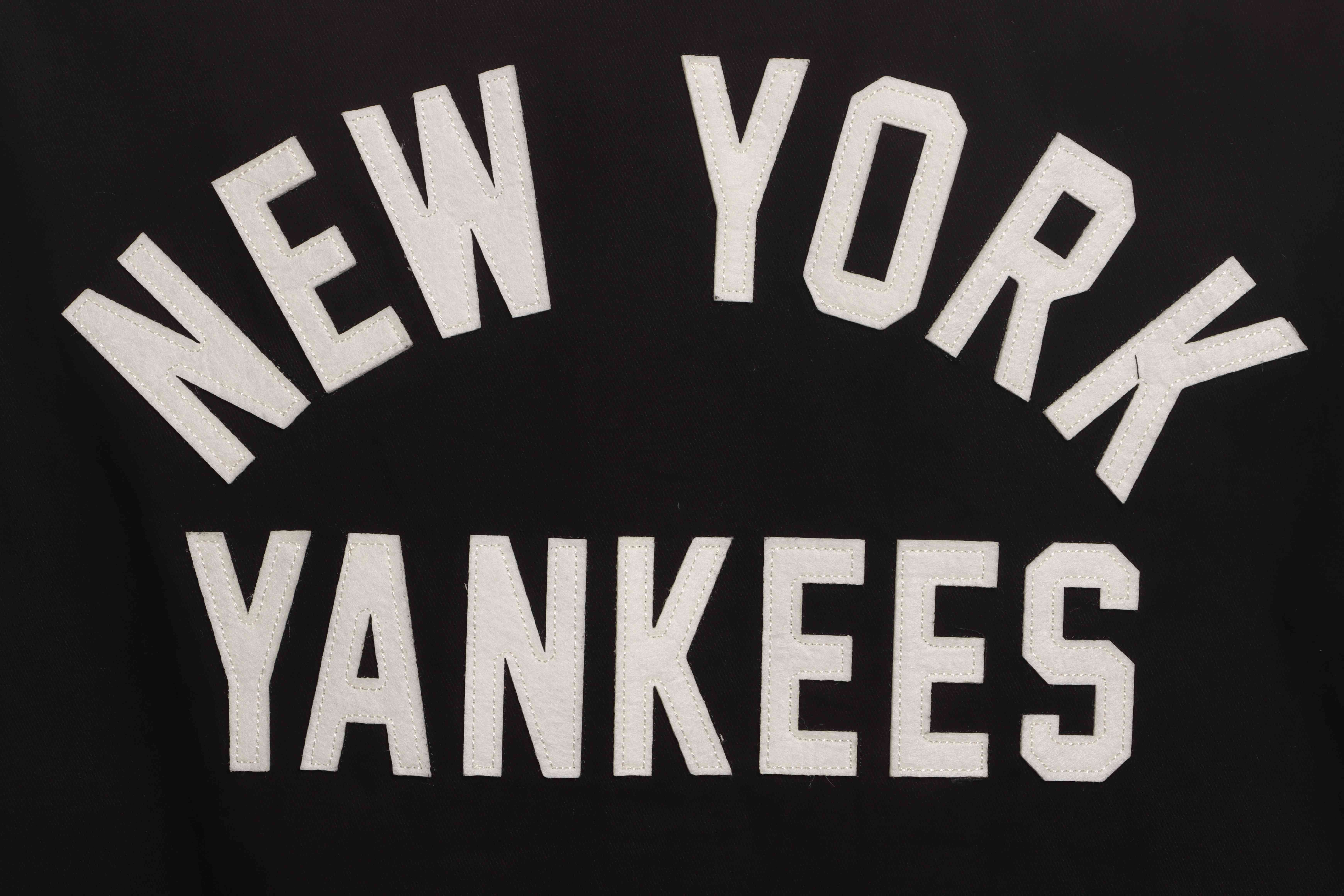 MLB Collaborative Front And Back Embroidered Jacket Black