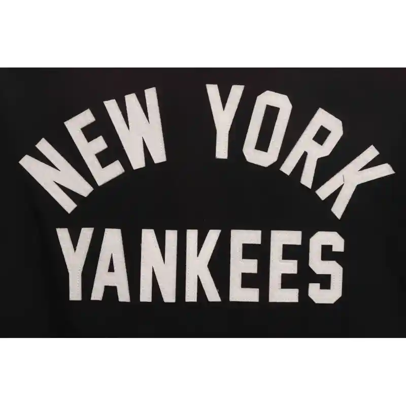 MLB Collaborative Front And Back Embroidered Jacket Black
