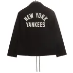MLB Collaborative Front And Back Embroidered Jacket Black