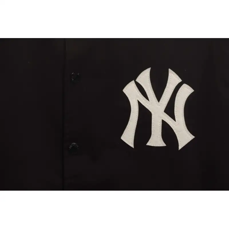 MLB Collaborative Front And Back Embroidered Jacket Black