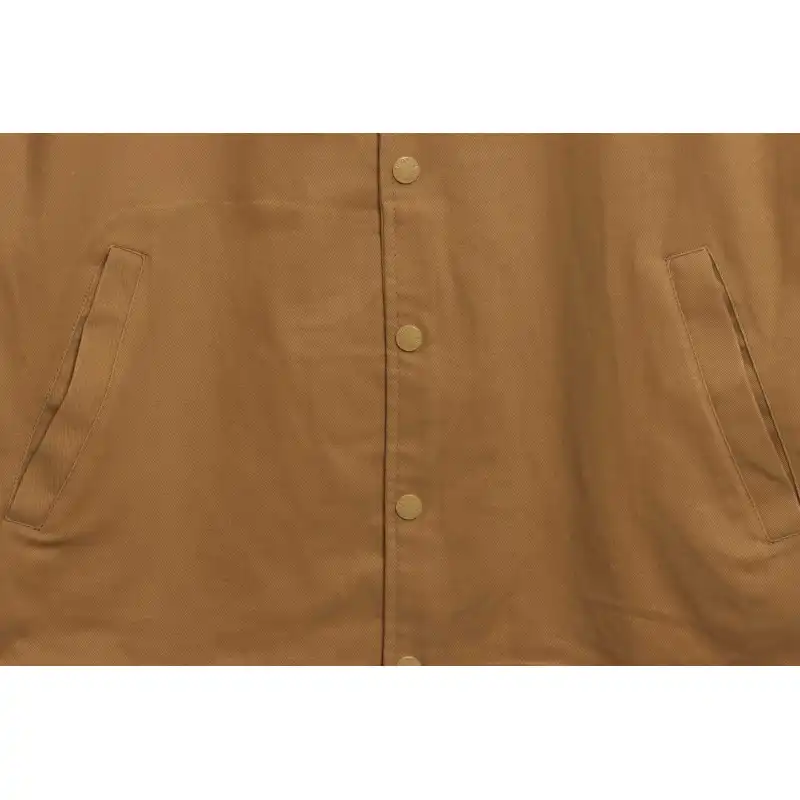 MLB Collaborative Front And Back Embroidered Jacket Brown