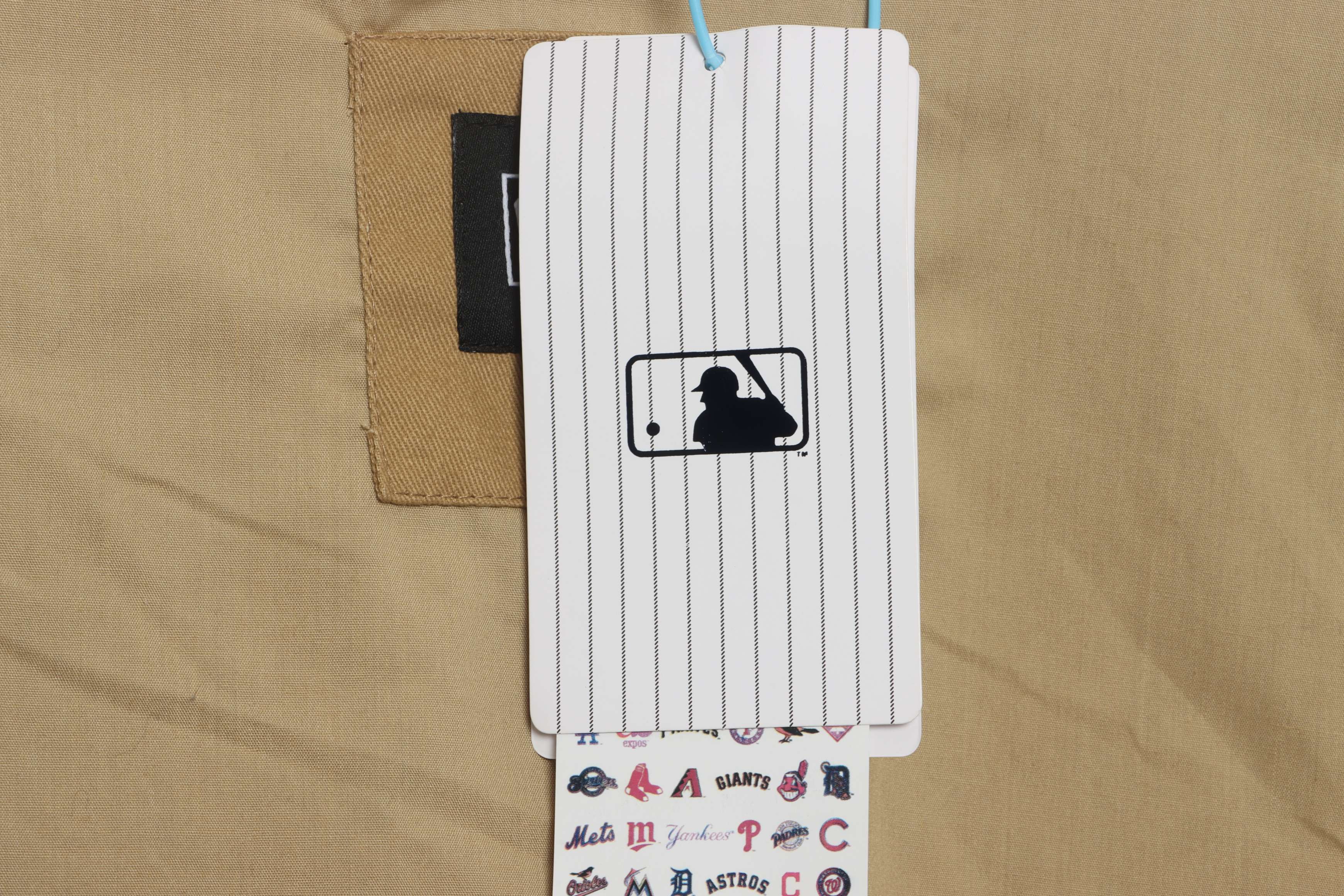 MLB Collaborative Front And Back Embroidered Jacket Brown