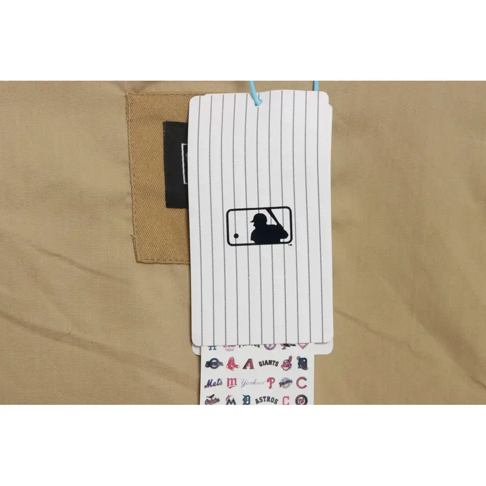 MLB Collaborative Front And Back Embroidered Jacket Brown