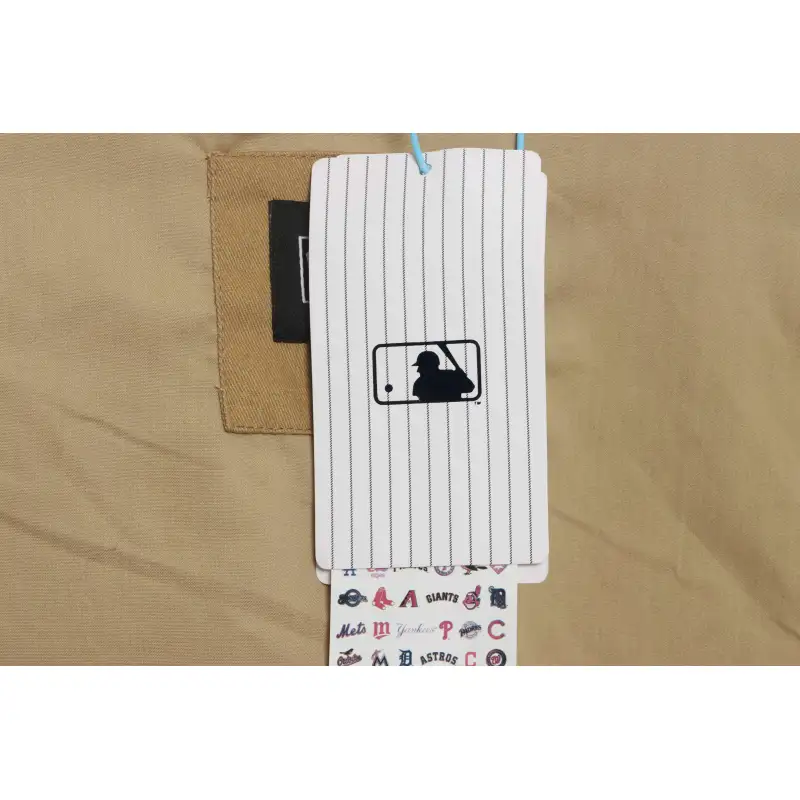 MLB Collaborative Front And Back Embroidered Jacket Brown