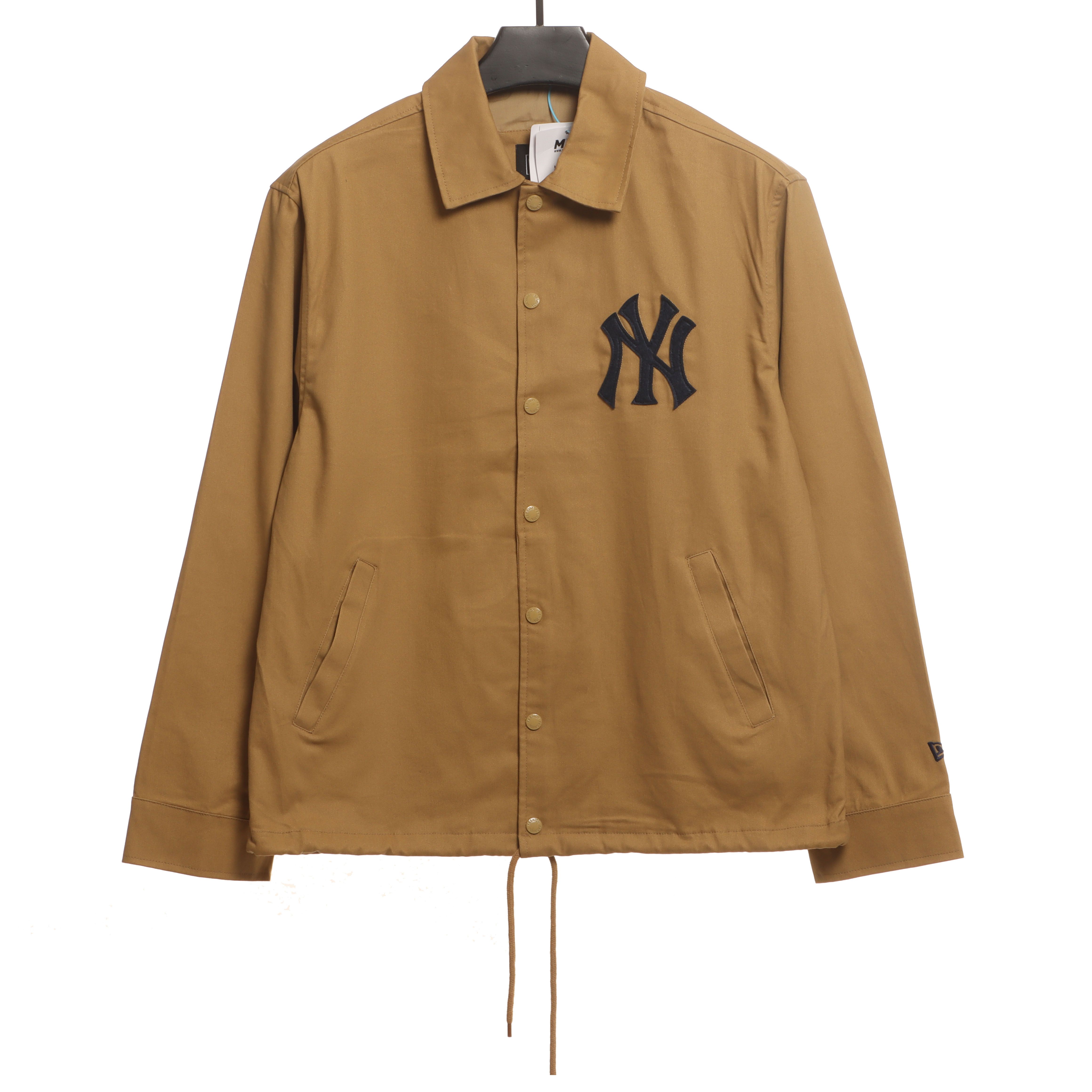 MLB Collaborative Front And Back Embroidered Jacket Brown
