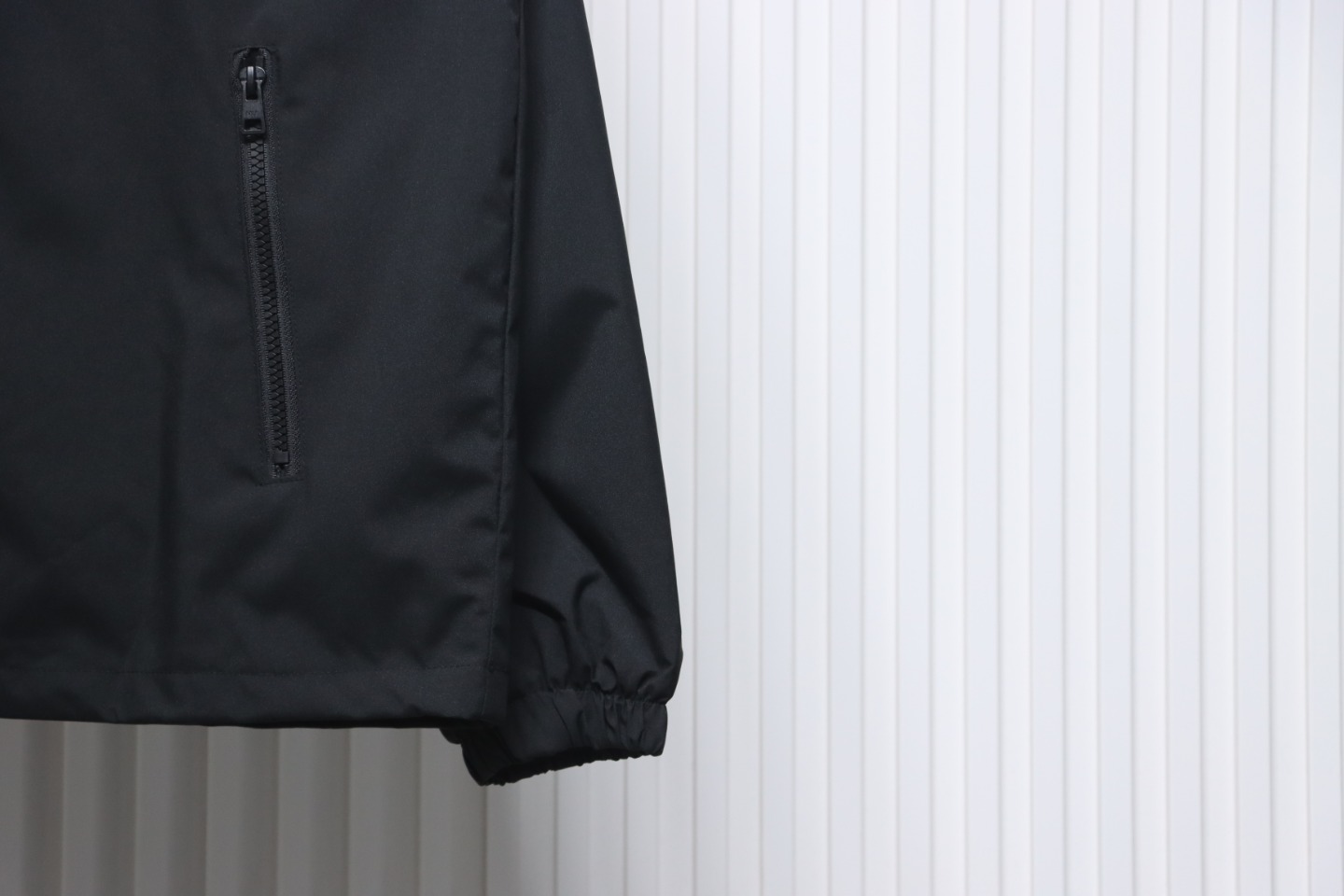 MLB Embroidered Hooded White Label Sports Jacket Black