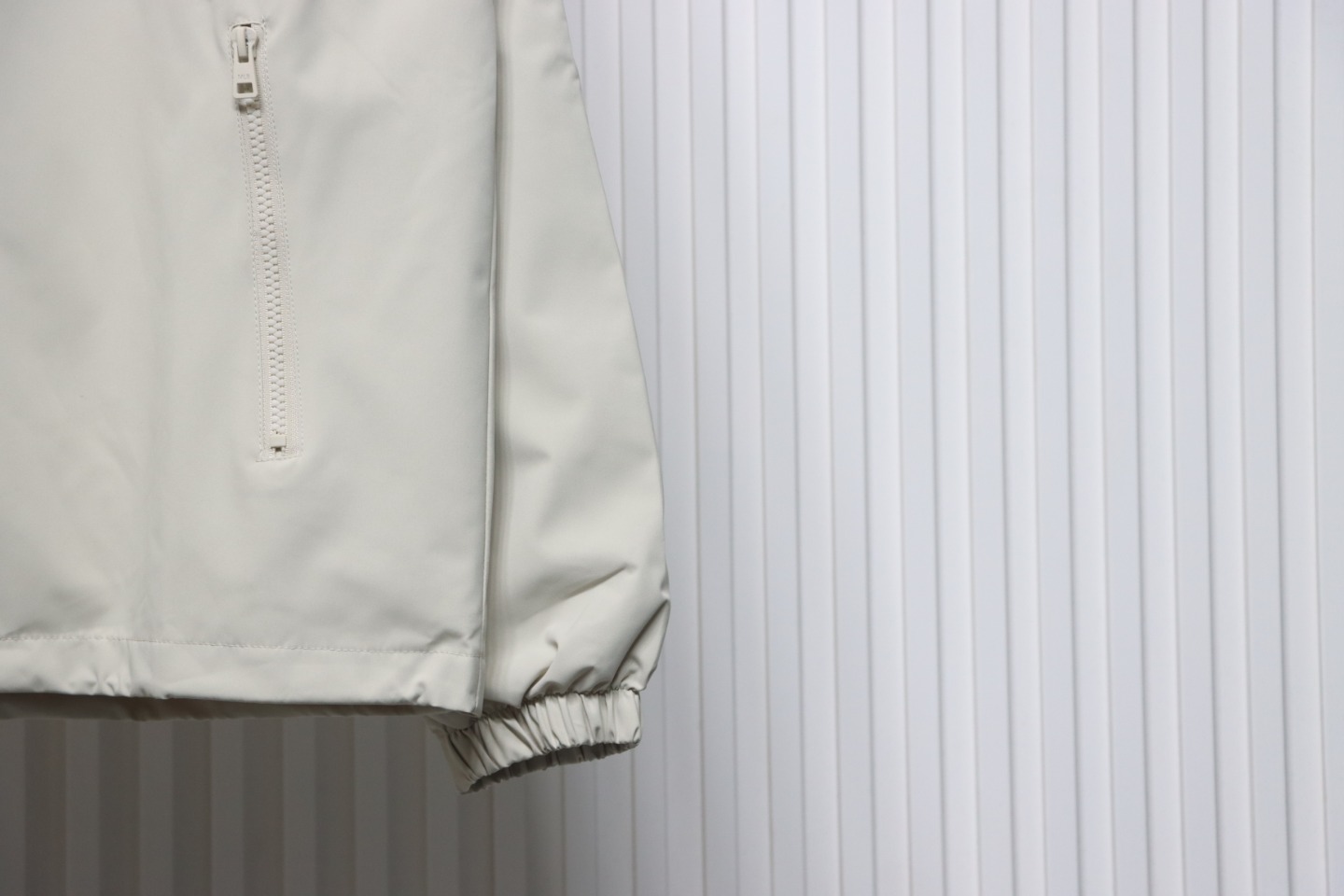 MLB Embroidered Hooded White Label Sports Jacket White